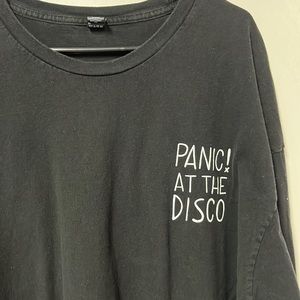 Panic at the disco long sleeve 2XL black shirt. Preowned good condition.